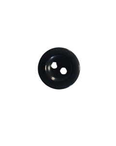 Botón 4729-28ML poliéster pasta negro 2 agujeros