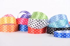 Cinta Raso Dots 15mm x 10mts