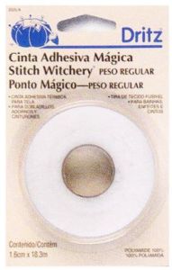 Cinta o velo adhesivo fusionable para dobladillos