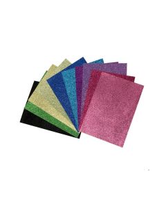 Cartulina con glitter A4 CBX x unidad