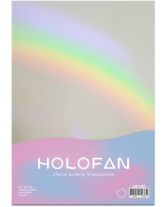 Holofan con efecto burbuja transparente A4 20 hojas