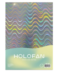 Holofan adhesivo olas marinas A4 20 hojas