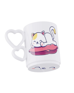 Taza mimo sublimable asa corazón x unidad